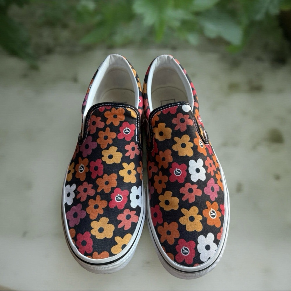 Vans Multicolor Floral Slip-On Sneakers